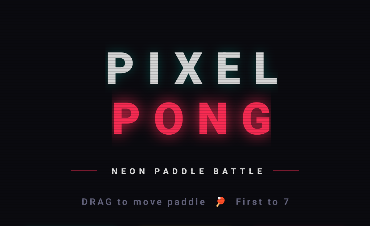 Pixel Pong